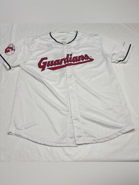 MLB Cleveland Guardians #7 Myles Straw Promo Jersey Adult Men's XL Match Up
